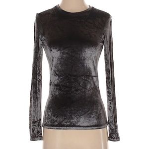 Medium BCBGMaxAzria velvet Long sleeve top